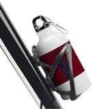 Custom Crimson Red Navy Sports Bottle