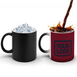 Custom Crimson Red Navy Magic Mug