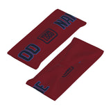 Custom Crimson Red Navy Sports headband