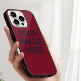 Custom Crimson Red Navy Phone Case