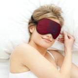 Custom Crimson Red Blue Sleep Mask