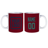 Custom Crimson Red Blue Green Mug