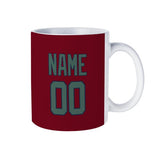 Custom Crimson Red Blue Green Mug