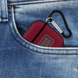 Custom Crimson Red Blue Green AirPods Case