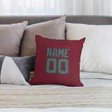 Custom Crimson Red Blue Green Pillowcase