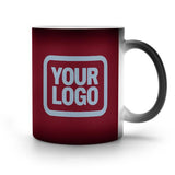 Custom Crimson Red Light Blue Magic Mug