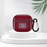 Custom Crimson Red Light Blue AirPods Case (3rd Generation)