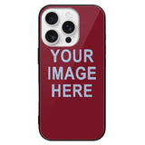 Custom Crimson Red Light Blue Phone Case