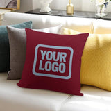 Custom Crimson Red Light Blue Pillowcase