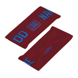 Custom Crimson Red Sky Blue Sports headband