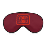 Custom Crimson Red Orange Red Sleep Mask