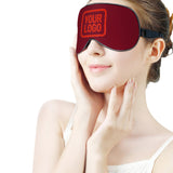 Custom Crimson Red Orange Red Sleep Mask