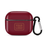 Custom Crimson Red Coral Red AirPods Case (3rd Generation)