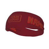Custom Crimson Red Coral Red Sports headband