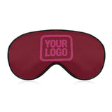 Custom Crimson Red Pink Sleep Mask
