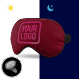 Custom Crimson Red Pink Sleep Mask