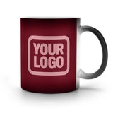 Custom Crimson Red Light Pink Magic Mug