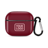 Custom Crimson Red Light Pink AirPods Case (3rd Generation)