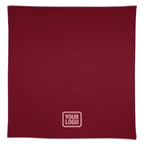 Custom Crimson Red Pink Square Table Cloth