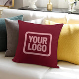 Custom Crimson Red Light Pink Pillowcase