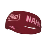 Custom Crimson Red Light Pink Sports headband