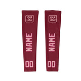 Custom Crimson Red Light Pink Arm Sleeve