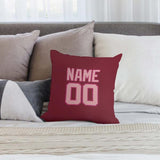 Custom Crimson Red Light Pink Pillowcase