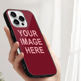 Custom Crimson Red Light Pink Phone Case