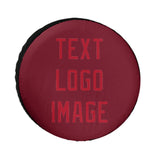 Custom Crimson Red Red Truck Tires