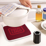 Custom Crimson Red  Red Oven Mitt Set