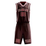 Custom Crimson Red Red Basketball Set