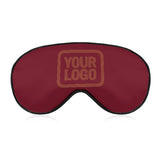 Custom Crimson Red Coral Red Sleep Mask