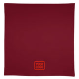 Custom Crimson Red Coral Red Square Table Cloth