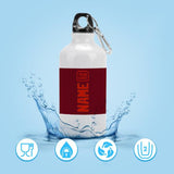 Custom Crimson Red Orange Red Sports Bottle