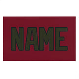 Custom Crimson Red Olive Beach Towel
