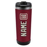 Custom Crimson Red Cream Stainless Steel Water Cup