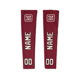 Custom Crimson Red Cream Arm Sleeve
