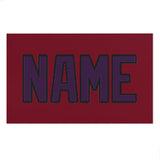 Custom Crimson Red Purple Beach Towel