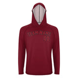Custom Crimson Red Red UV-Hoodie