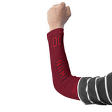 Custom Crimson Red Red Arm Sleeve