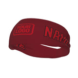 Custom Crimson Red Red Sports headband