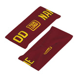 Custom Crimson Red Gold Sports headband