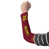 Custom Crimson Red Gold Arm Sleeve