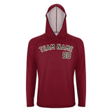 Custom Crimson Red Olive UV-Hoodie