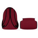 Custom Crimson Red Blue Kids Backpack