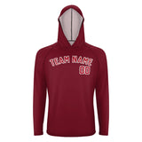 Custom Crimson Red Red UV-Hoodie