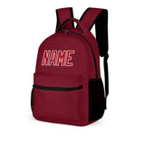 Custom Crimson Red Red Kids Backpack