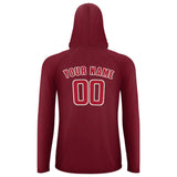 Custom Crimson Red Red UV-Hoodie