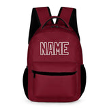 Custom Crimson Red Crimson Red Kids Backpack