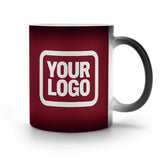 Custom Crimson Red White Magic Mug